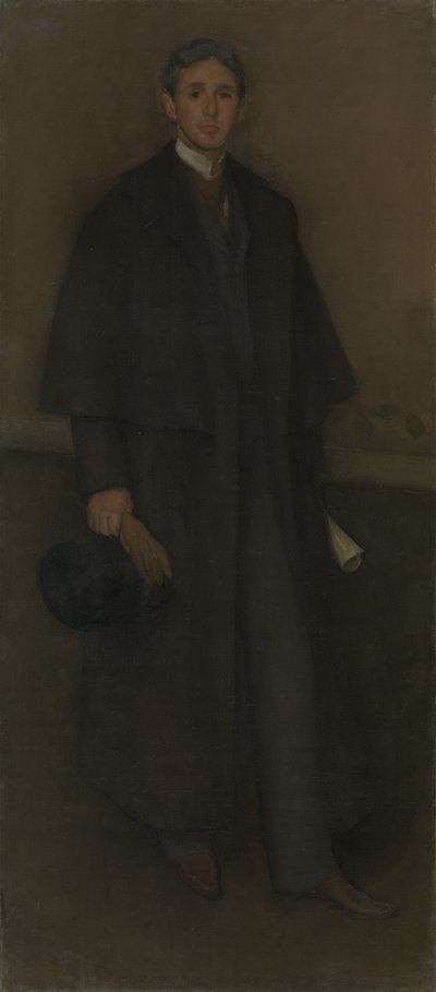 Disposizione in colore carne e marrone: Ritratto di Arthur Jerome Eddy da James McNeill Whistler