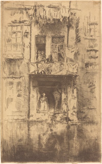 Balcone, Amsterdam da James Abbott McNeill Whistler