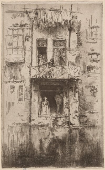 Balcone, Amsterdam da James Abbott McNeill Whistler