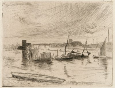 Alba a Battersea (Cadogan Pier) da James Abbott McNeill Whistler