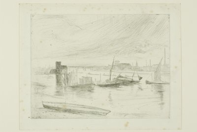 Alba a Battersea (Cadogan Pier) da James Abbott McNeill Whistler