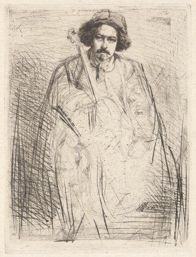 Becquet (Il violinista) da James Abbott McNeill Whistler