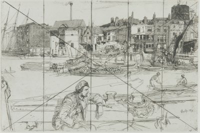 Molo del Leone Nero da James Abbott McNeill Whistler