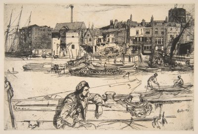 Black Lion Wharf da James McNeill Whistler