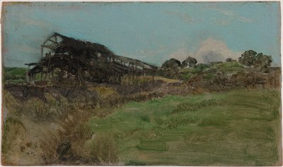 Blu e smeraldo: Miniera di carbone da James Abbott McNeill Whistler