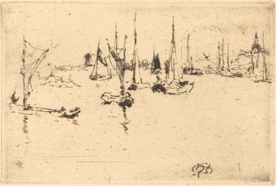 Barche, Dordrecht da James Abbott McNeill Whistler