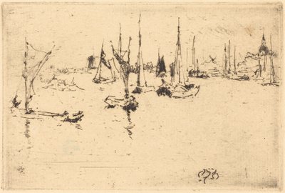 Barche, Dordrecht da James McNeill Whistler