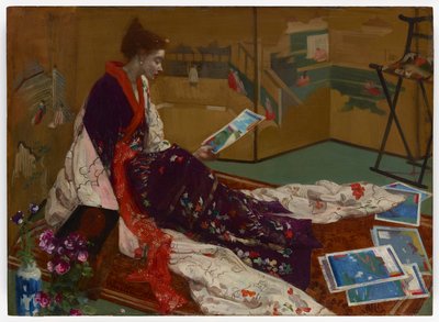Capriccio in viola e oro: Lo schermo dorato da James Abbott McNeill Whistler