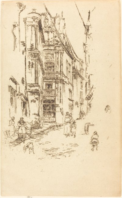 Chancellerie, Loches da James Abbott McNeill Whistler