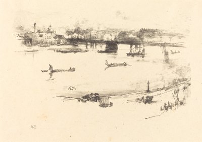 Ponte ferroviario di Charing Cross da James Abbott McNeill Whistler