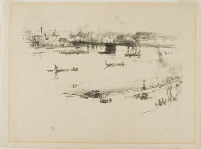 Ponte ferroviario di Charing Cross da James Abbott McNeill Whistler