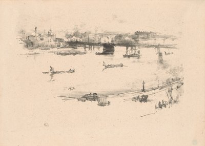 Ponte ferroviario di Charing Cross da James Abbott McNeill Whistler