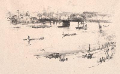 Ponte ferroviario di Charing Cross da James McNeill Whistler