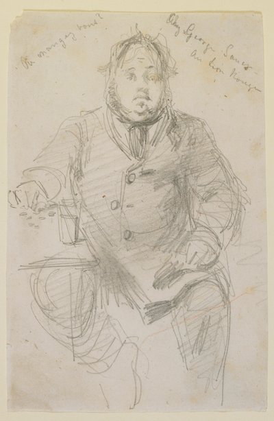Chez George Sauer al Leone Rosso da James Abbott McNeill Whistler