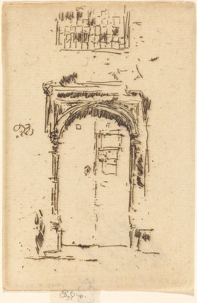 Porta della Chiesa, Edgemere da James Abbott McNeill Whistler