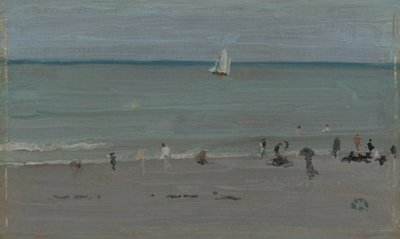 Scena costiera, bagnanti da James Abbott McNeill Whistler