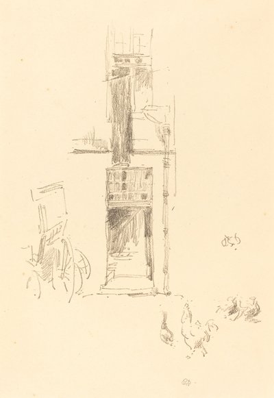 Galli e galline, Hôtel Colbert da James Abbott McNeill Whistler
