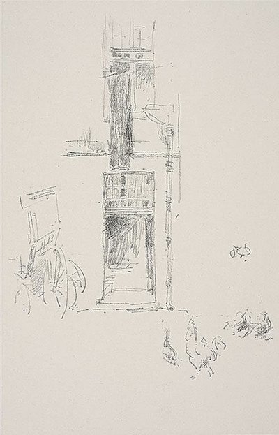 Galli e galline, Hôtel Colbert da James Abbott McNeill Whistler