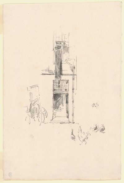 Galli e galline, Hôtel Colbert da James Abbott McNeill Whistler