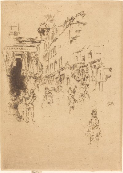 Cutler Street, Hounsditch da James Abbott McNeill Whistler