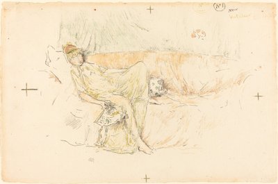 Figura Drappeggiata, Distesa da James Abbott McNeill Whistler