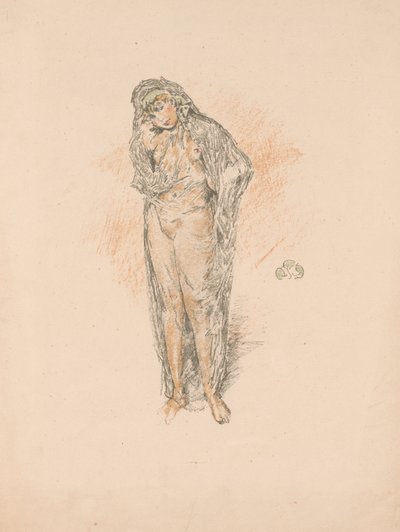 Figura drappeggiata, in piedi da James Abbott McNeill Whistler