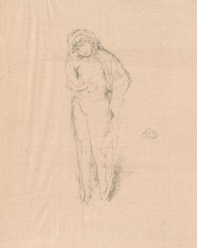 Figura drappeggiata, in piedi da James Abbott McNeill Whistler