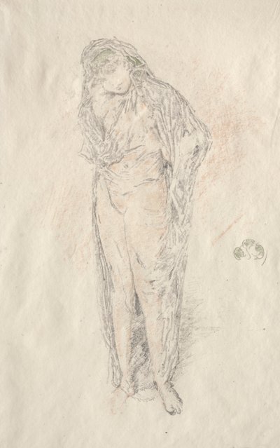 Figura panneggiata in piedi da James McNeill Whistler