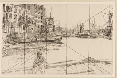 Eagle Wharf (Tyzac Whiteley e Co.) da James Abbott McNeill Whistler