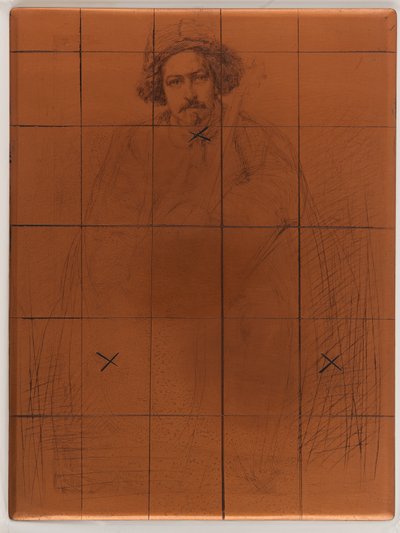 Lastra per incisione: Becquet da James Abbott McNeill Whistler