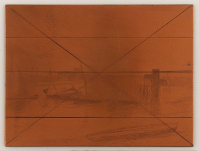 Lastra di incisione: Mattina presto, Battersea da James Abbott McNeill Whistler