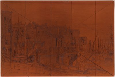 Lastra per incisione: Polizia del Tamigi da James Abbott McNeill Whistler