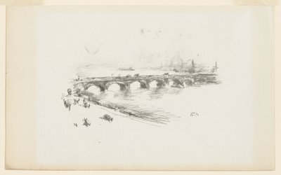 Sera, Piccolo Ponte di Waterloo da James Abbott McNeill Whistler
