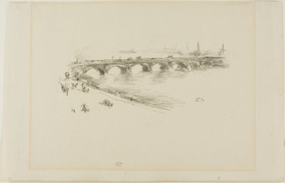 Sera, Piccolo Ponte di Waterloo da James Abbott McNeill Whistler