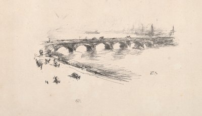 Sera, ponte di Little Waterloo da James McNeill Whistler