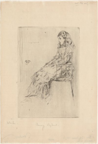 Fanny Leyland da James Abbott McNeill Whistler