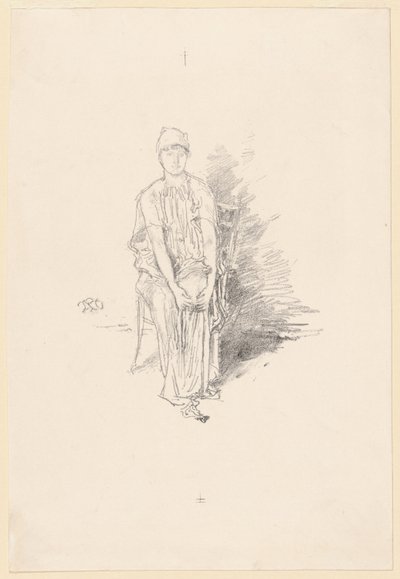 Studio di figura a colori da James Abbott McNeill Whistler
