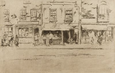 Negozio di pesce, Chelsea da James Abbott McNeill Whistler