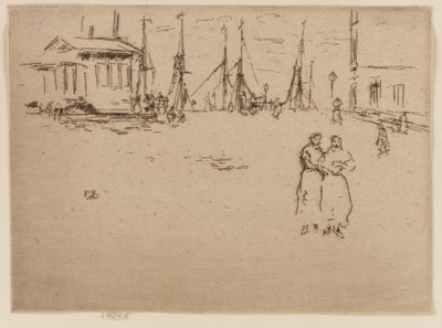 Molo di Pesca, Ostenda da James Abbott McNeill Whistler