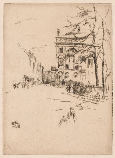 Piazza Fitzroy da James Abbott McNeill Whistler