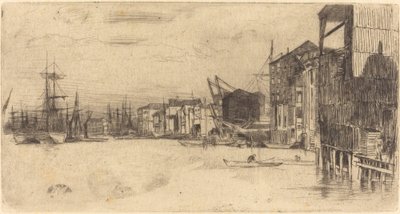 Free Trade Wharf da James Abbott McNeill Whistler