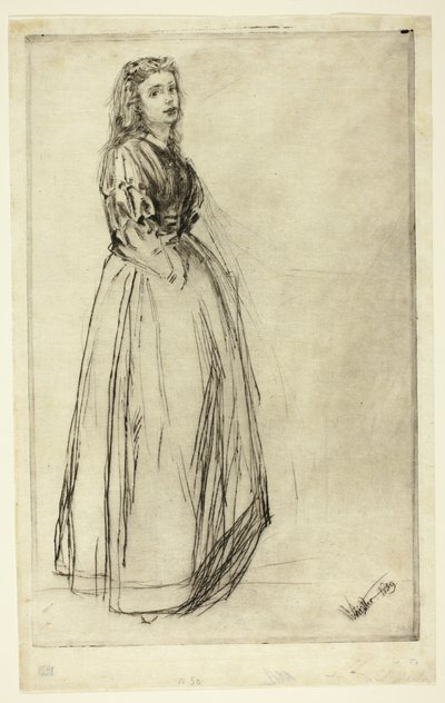 Fumette, in piedi da James Abbott McNeill Whistler