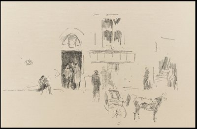 Porta del palcoscenico della Gaiety da James Abbott McNeill Whistler