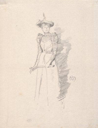 Guanti in pelle scamosciata da James McNeill Whistler