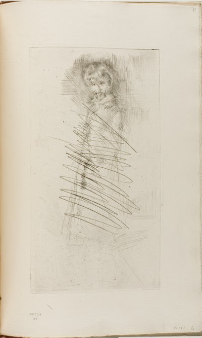 Ragazza in piedi da James Abbott McNeill Whistler