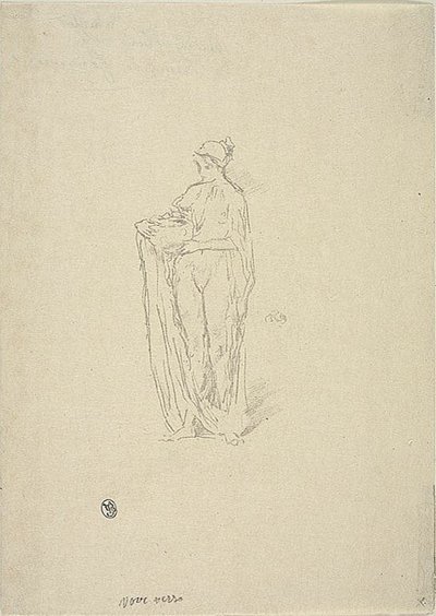 Ragazza con ciotola da James Abbott McNeill Whistler