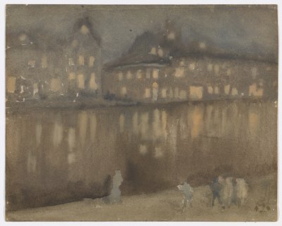 Canale Grande, Amsterdam; Notturno da James Abbott McNeill Whistler