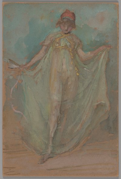 Verde e blu: La ballerina da James McNeill Whistler