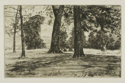 Parco di Greenwich da James Abbott McNeill Whistler
