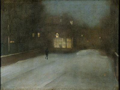 Grigio e oro - Neve a Chelsea da James Abbott McNeill Whistler